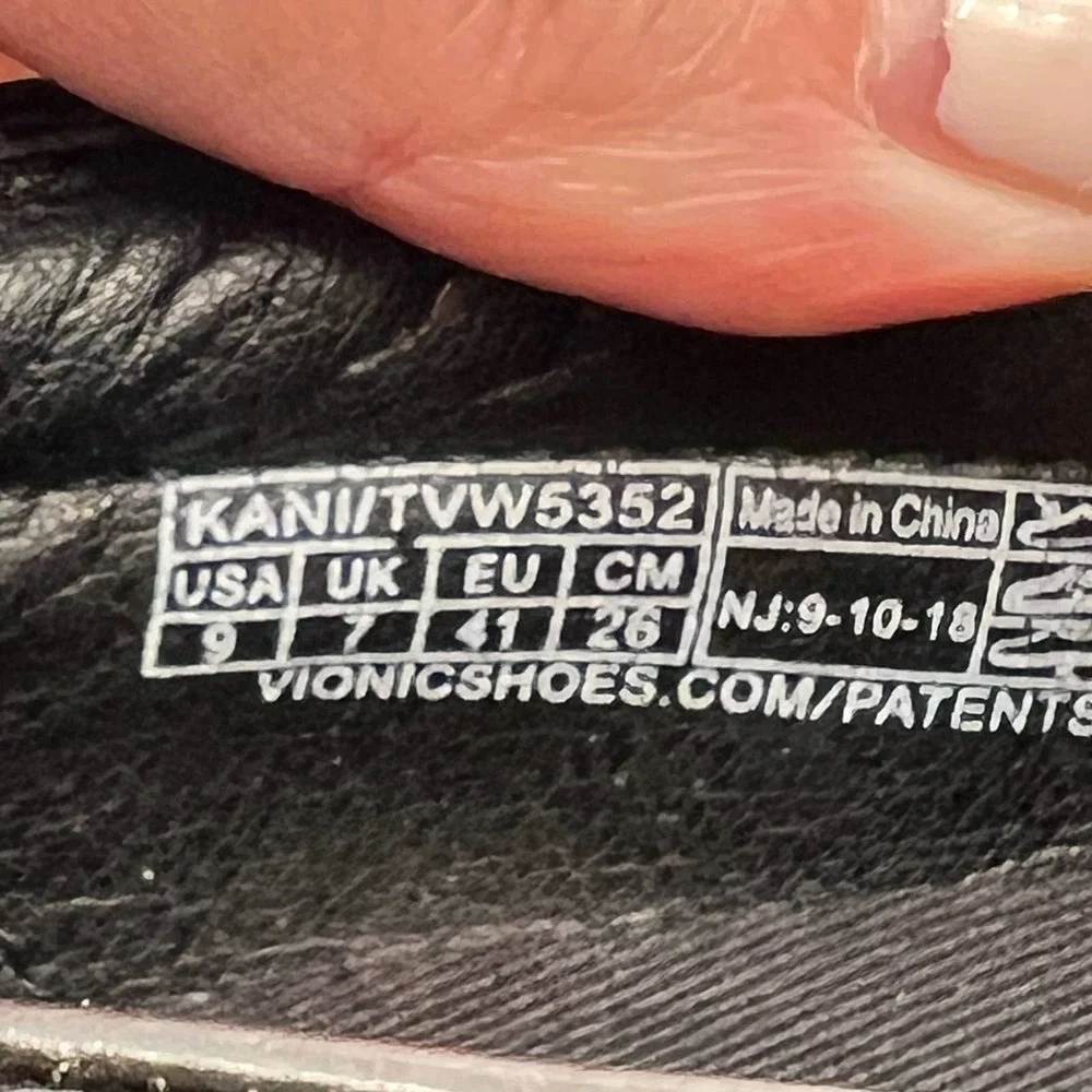 Vionic Black Slip-On Sneakers - Picture 3 of 8